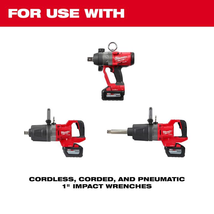 Milwaukee SHOCKWAVE Impact Duty 1 in Drive 1-1/8 in Thin Wall Extra Deep 6 Point Socket, large image number 2