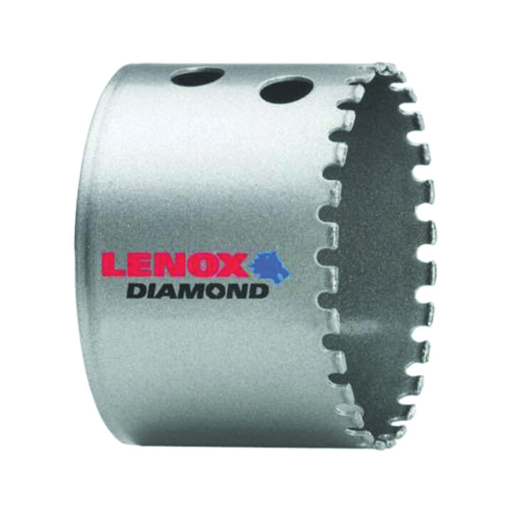Lenox 2-1/2 Inch Non-Arbored 40T Diamond Grit Hole Saw