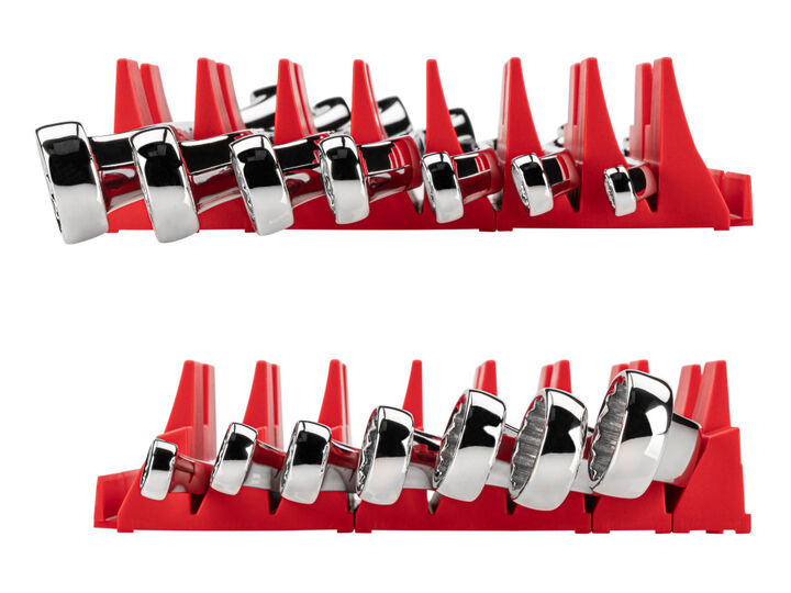 Tekton 45-Deg Offset Box End Wrench Set, Organizers, 7 Pieces (6-19 mm), large image number 4