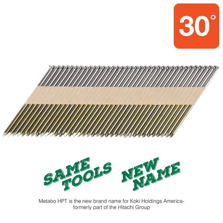 Metabo HPT 3in Smooth Shank Clipped Head Paper Tape Nails 2500qty, large image number 3