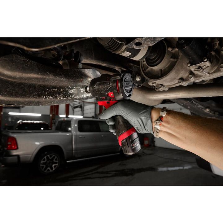 Milwaukee M12 FUEL 3/8 Inch Subcompact Impact Wrench (Bare Tool) with Protective Boot, large image number 5