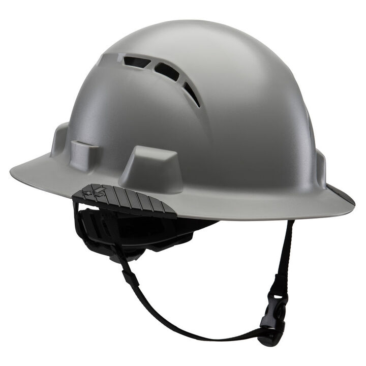 Lift Safety IDAX Full Brim Vented Gray Hard Hat, large image number 3