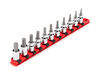 Tekton 3/8 Inch Drive Hex Bit Socket Set with Rail, 11 Piece (3-10 mm), small image number 1