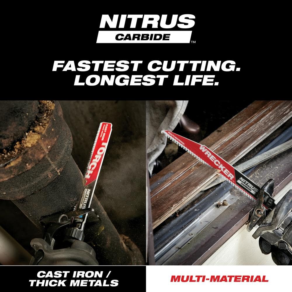 Milwaukee 9inch 7TPI The TORCH for Cast Iron with NITRUS CARBIDE 5PK, large image number 5