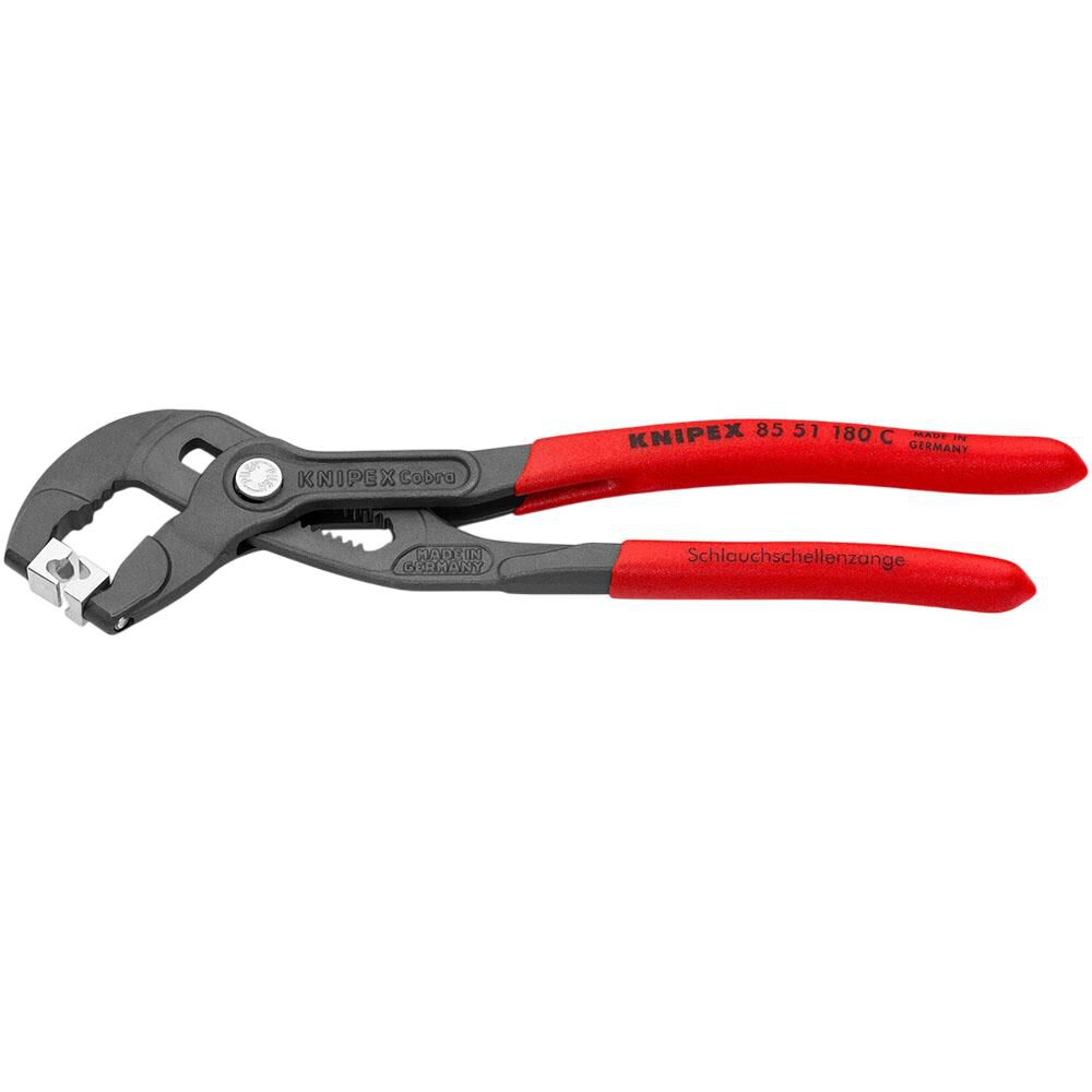 Knipex Hose Clamp Pliers with Plastic Handle 180 mm, large image number 1
