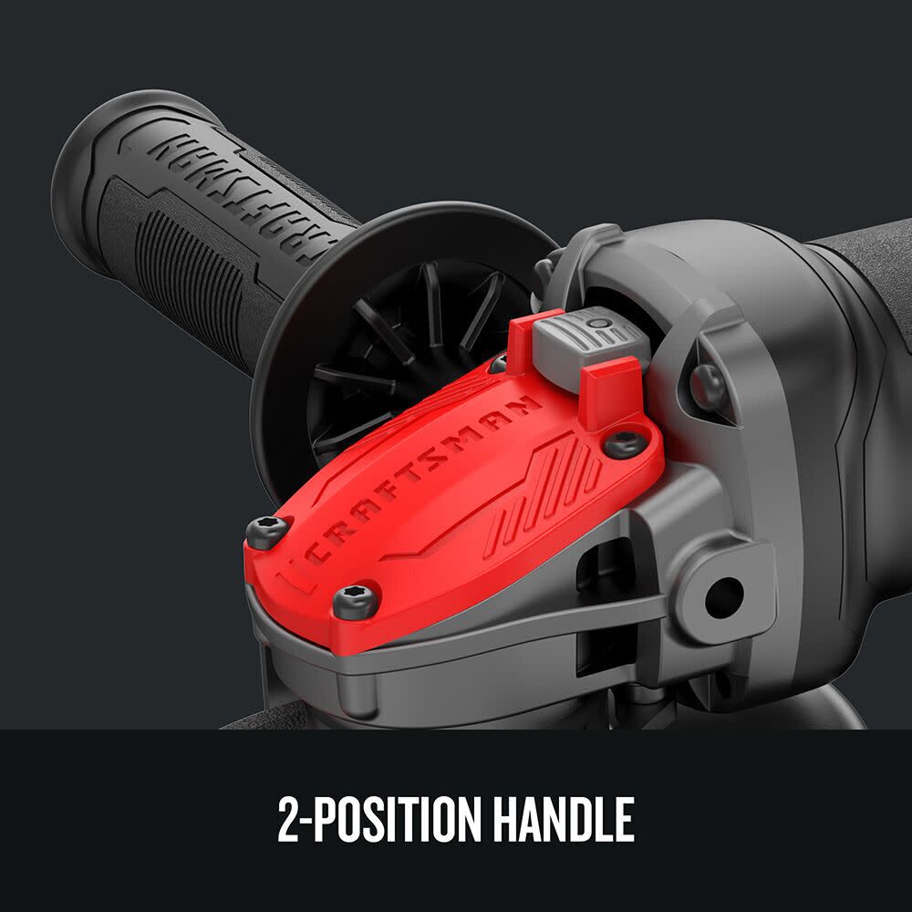 CRAFTSMAN 7-1/2 Amp 4-1/2 Inch Electric Small Angle Grinder, large image number 4