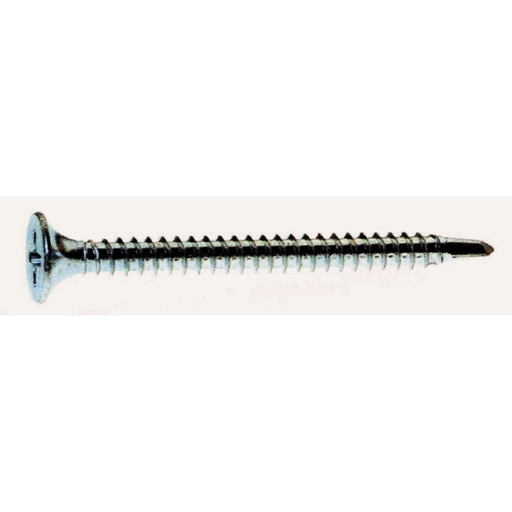 Pro Twist 6 In. x 1-5/8 In. Self Drilling Bugle Head Zinc