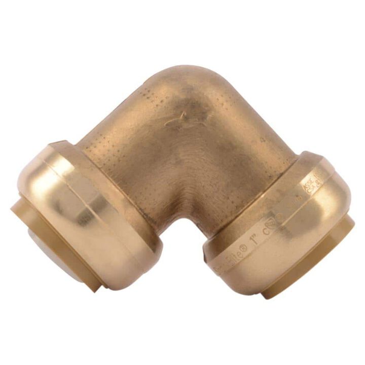 Sharkbite 1in Push T x 1in D Push Brass Elbow