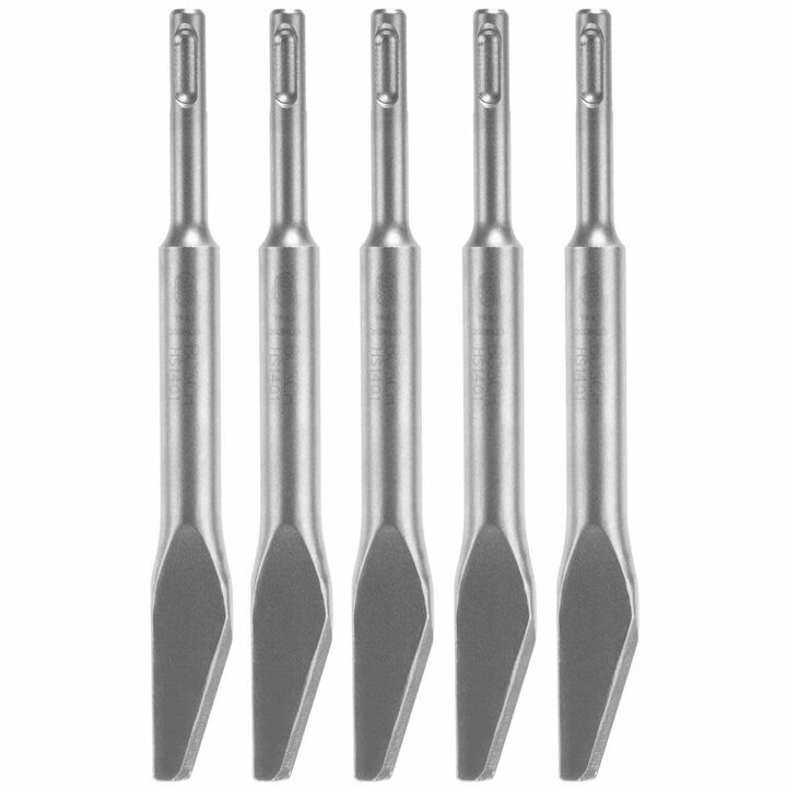 Bosch 3/8 Inch Mortar Knife SDS-plus Bulldog Hammer Steel 5 Piece