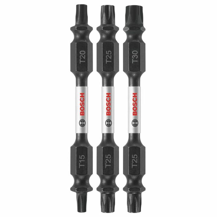 Bosch Impact Tough 2.5 Inch Torx Double-Ended Bit Set 3 Piece