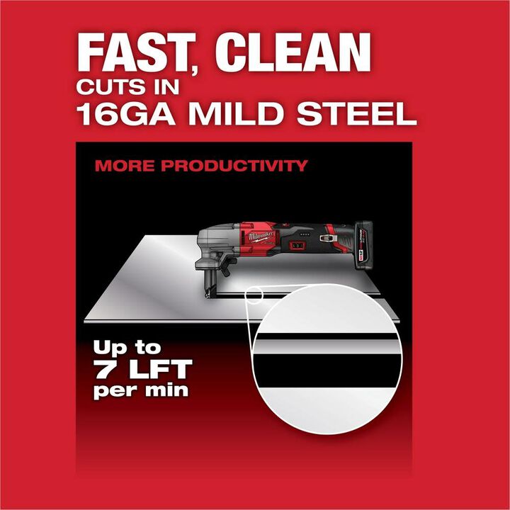 Milwaukee M12 FUEL Nibbler 16 Gauge (Bare Tool) with Extension Bundle, large image number 11