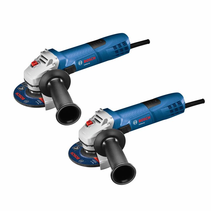 Bosch 4-1/2 Inch Corded Angle Grinder, 2 Pieces