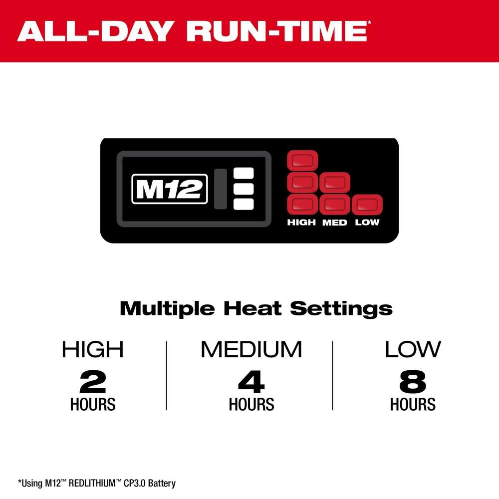 Milwaukee M12 Womens Heated AXIS Vest Black XL (Bare Tool), large image number 5