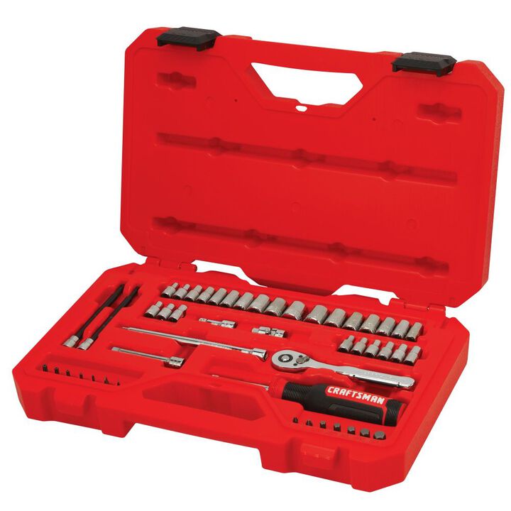 CRAFTSMAN 1/4-in Drive Mechanics Tool Set, 48pc