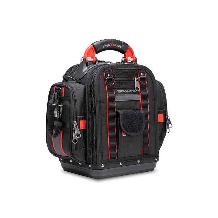 Veto Pro Pac 40 Lbs Zippered Compact Service Tool Bag, Black/Red, large image number 2