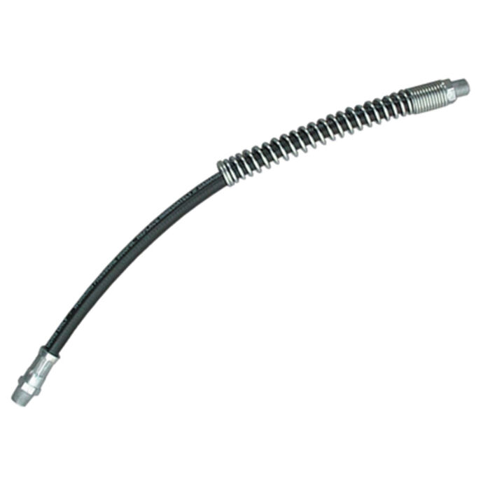 American Forge 12In Grease Gun Whip Hose with Spring Guard