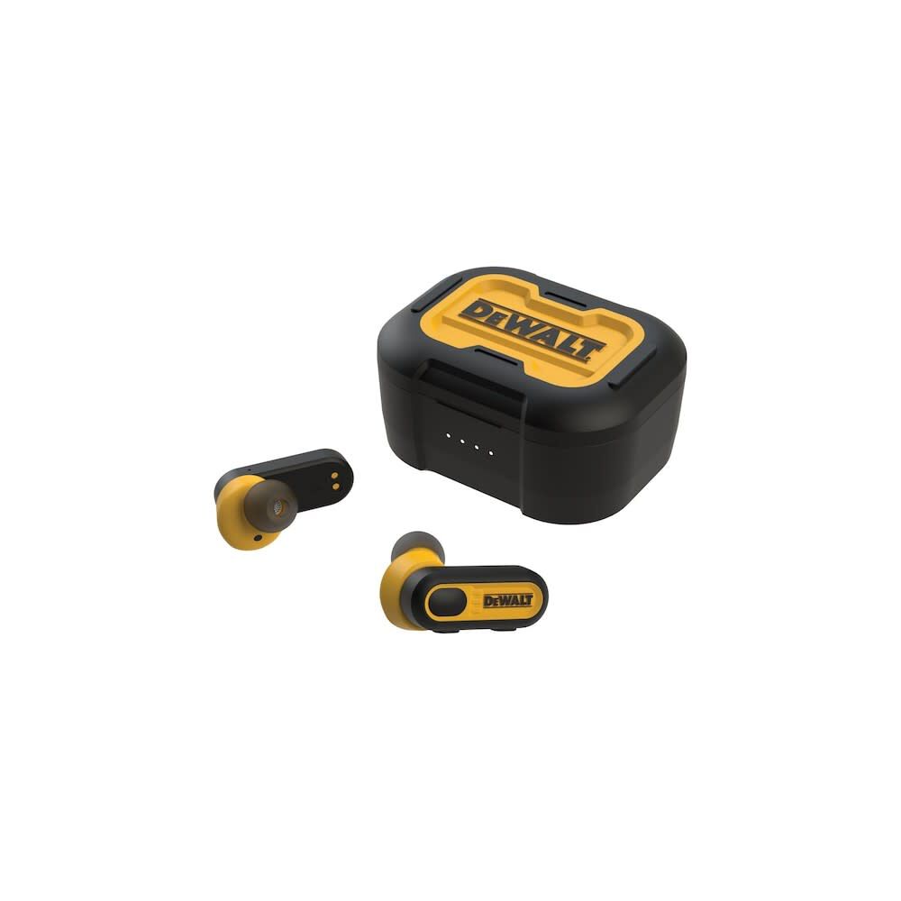 DEWALT Pro-X1 Jobsite True Wireless Earbuds with Charging Case, large image number 1