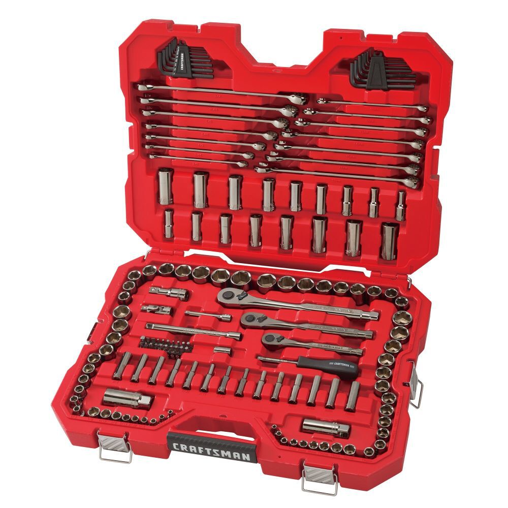 CRAFTSMAN Gunmetal Chrome Mechanics Tool Set, 121pc, large image number 6