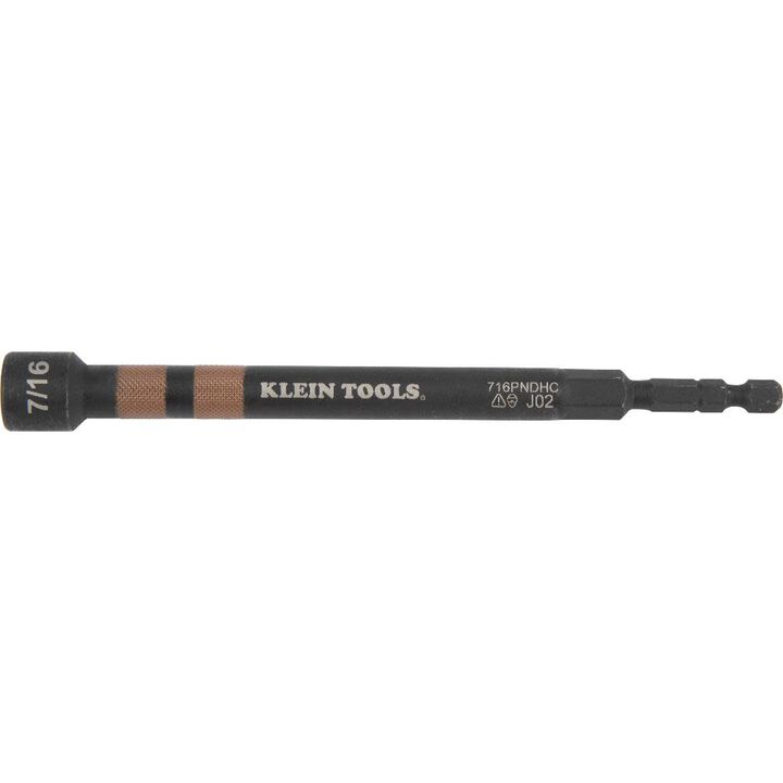 Klein Tools 7/16 Inch Mag Hollow Power Nut Driver, large image number 5