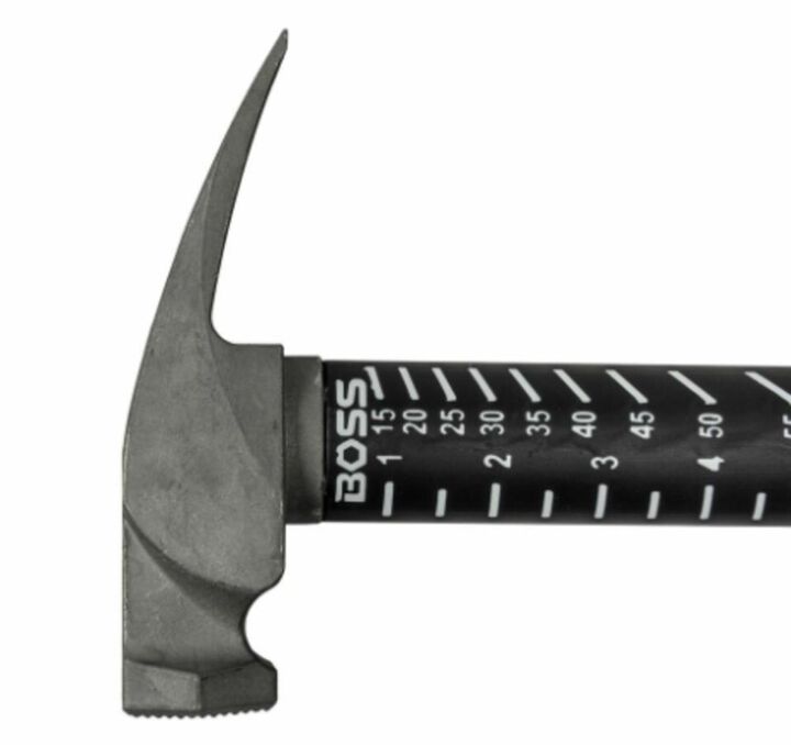 Boss Hammers 14oz Titanium Hybrid Fiberglass Handle Hammer Smooth Face, large image number 1