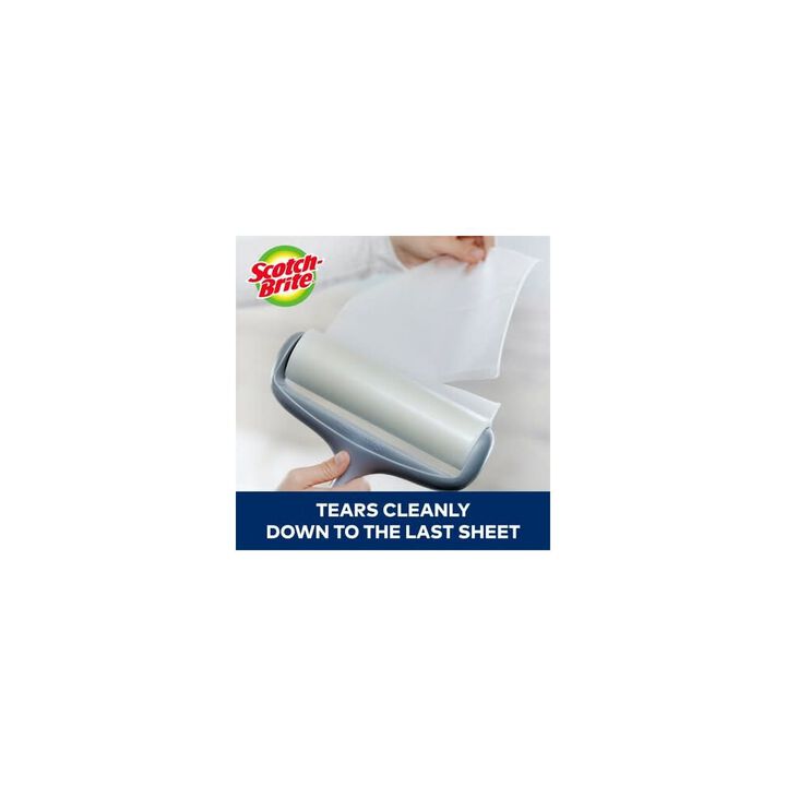 3M Scotch Brite 8 Inch Large Surface Lint Roller Pack of 2, large image number 5