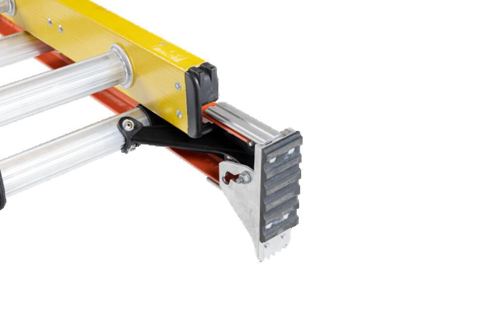 Werner Glidesafe Extension Ladder Fiberglass Tri Rung Type IA 20', large image number 7