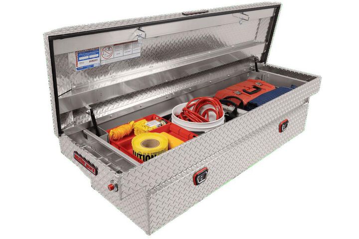Weather Guard Saddle Truck Tool Box Aluminum Full Standard Clear, large image number 8
