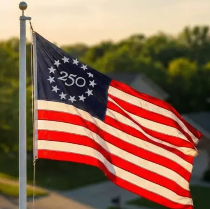 FEDERAL FLAGS America 250 3 Ft by 5 Ft Fully Printed Nylon Betsy Ross Flag, large image number 3