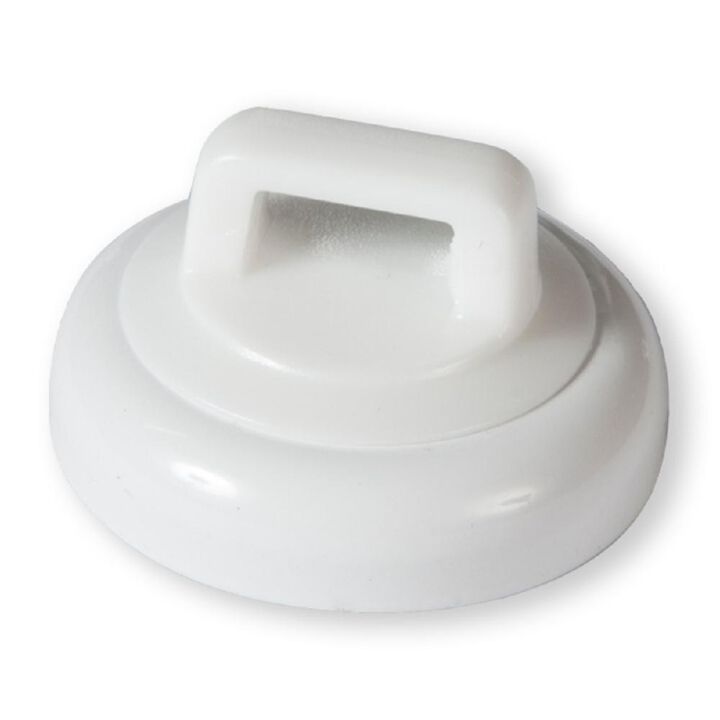 Rack-A-Tiers Mag Daddy Magnetic Zip Tie Mount White 10lb 10pk, large image number 1
