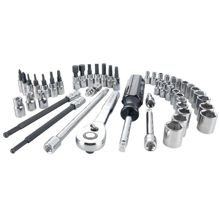 CRAFTSMAN 1/4-in Drive 6 Point Mechanics Tool Set, 48pc