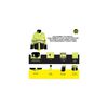 Occunomix Hi-Vis Yellow Rip Stop Fleece Barka Jacket 3X, small image number 3