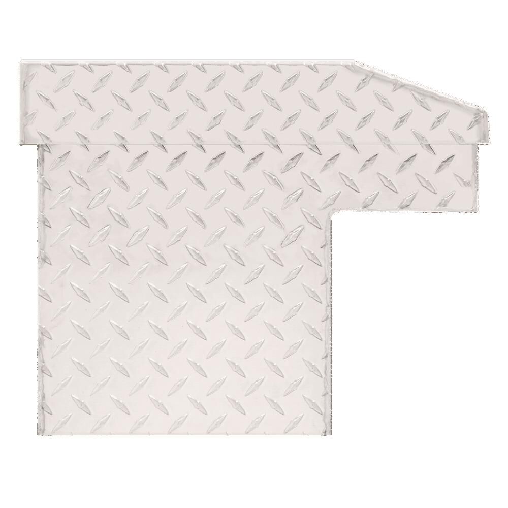 Weather Guard 41in Low Profile Lo-Side Truck Tool Box Aluminum Clear, large image number 4