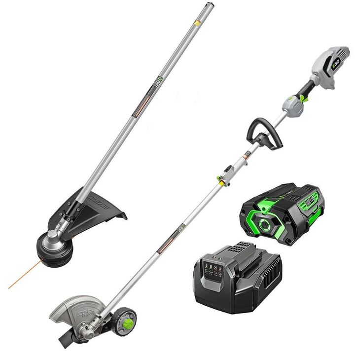 EGO Power+ String Trimmer Attachment and Multi-Head System with Edger Kit Reconditioned Bundle