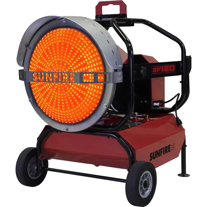 Sunfire SF120 120,000 Btu 2800 Square-Foot Area Diesel/Kerosene Radiant Heater
