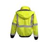 Radians Class 3 Bomber Jacket Hi Viz Weather Proof Quilted Green/Black 3X, small image number 3
