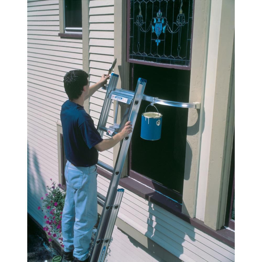 Werner Aluminum Ladder Stabilizer for Extension Ladders. Attaches In Minutes, large image number 3