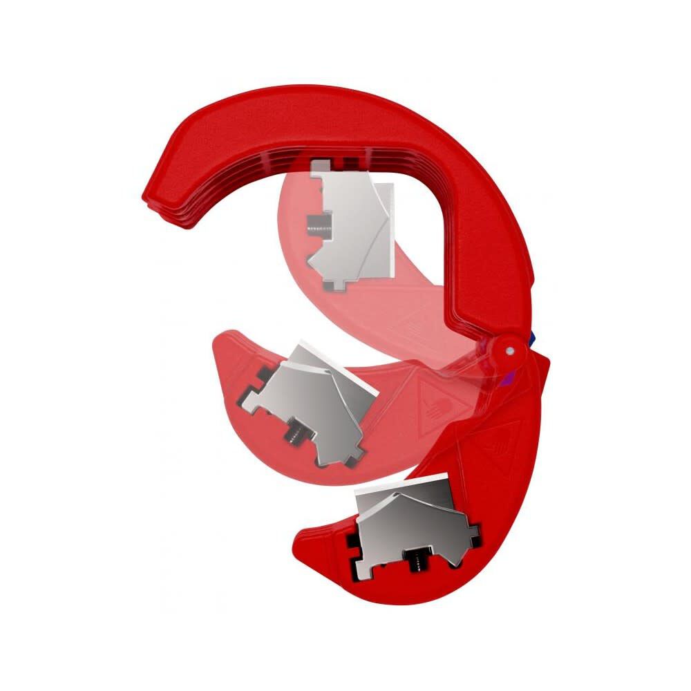 Knipex BiX Cutter For Plastic Pipes & Sealing Sleeves 72mm, large image number 9