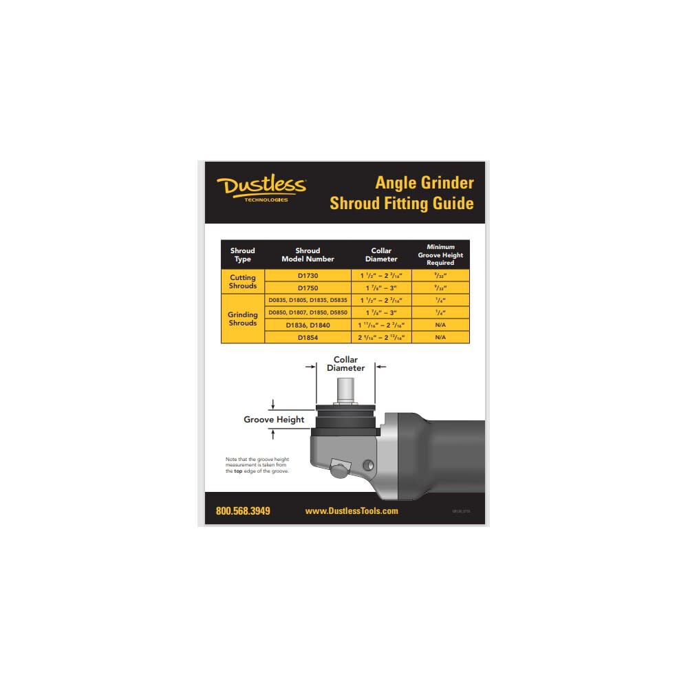 Dustless Technologies 5 Inch Clear DustBuddie Shroud with 18 Inch Hose, large image number 8