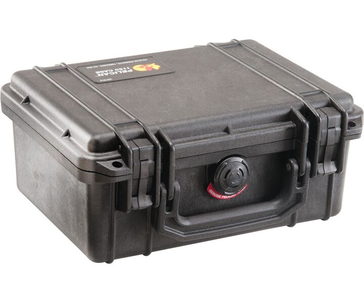 Pelican 1150 Polypropylene 0.01 Cu-Ft. Protector Case with Foam, Black, large image number 2