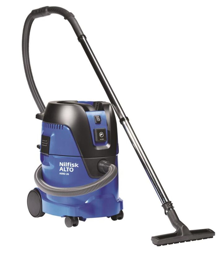 Nilfisk-Alto Aero 26 25 Liter Contractor-Grade Wet/Dry Vacuum with Tool Start