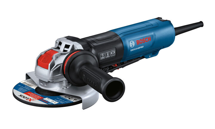 Bosch 6 Inch X-Lock Angle Grinder with No Lock-On Paddle Switch & Brake