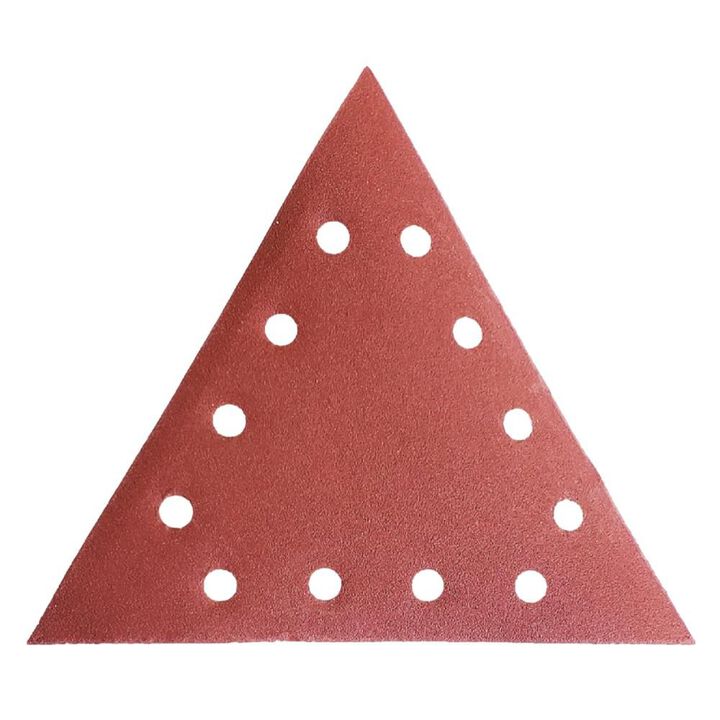 BN Products SDT 7 Inch Hook & Loop Oscillating Sanding Triangle - Coarse Grit/60 - 10 Pack