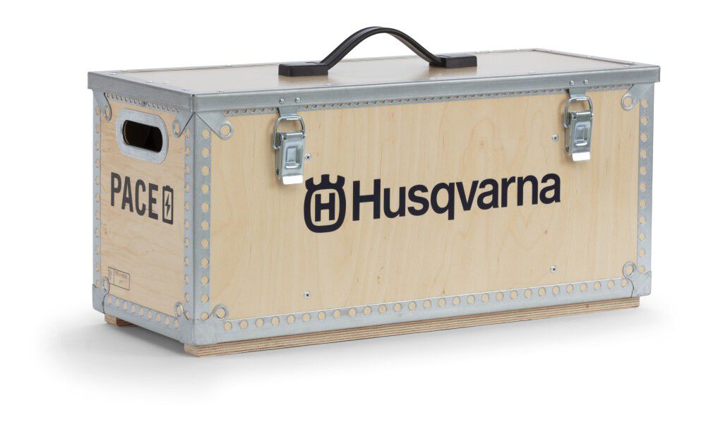 Husqvarna Construction PACE II Battery Plywood Transportation Box, large image number 1