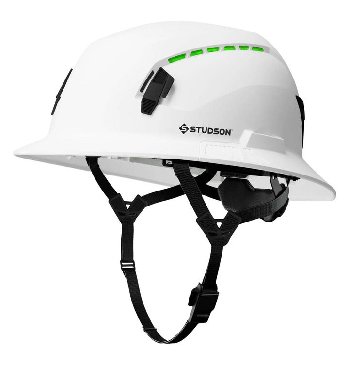 Studson Full Brim Vented Safety Helmet Type 2 Class C White North America Dual-Certification