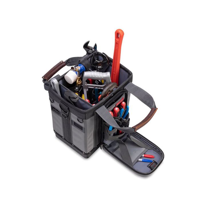 Veto Pro Pac 70 Lbs Large Gray Open Top Plumbing Bag, large image number 2