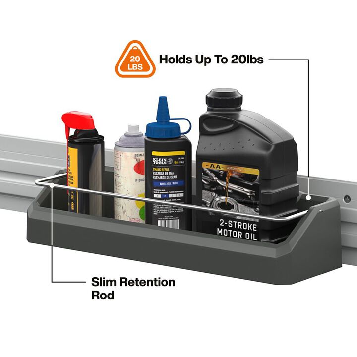 Klein Tools MODbox Wall System, Narrow Shelf, large image number 3