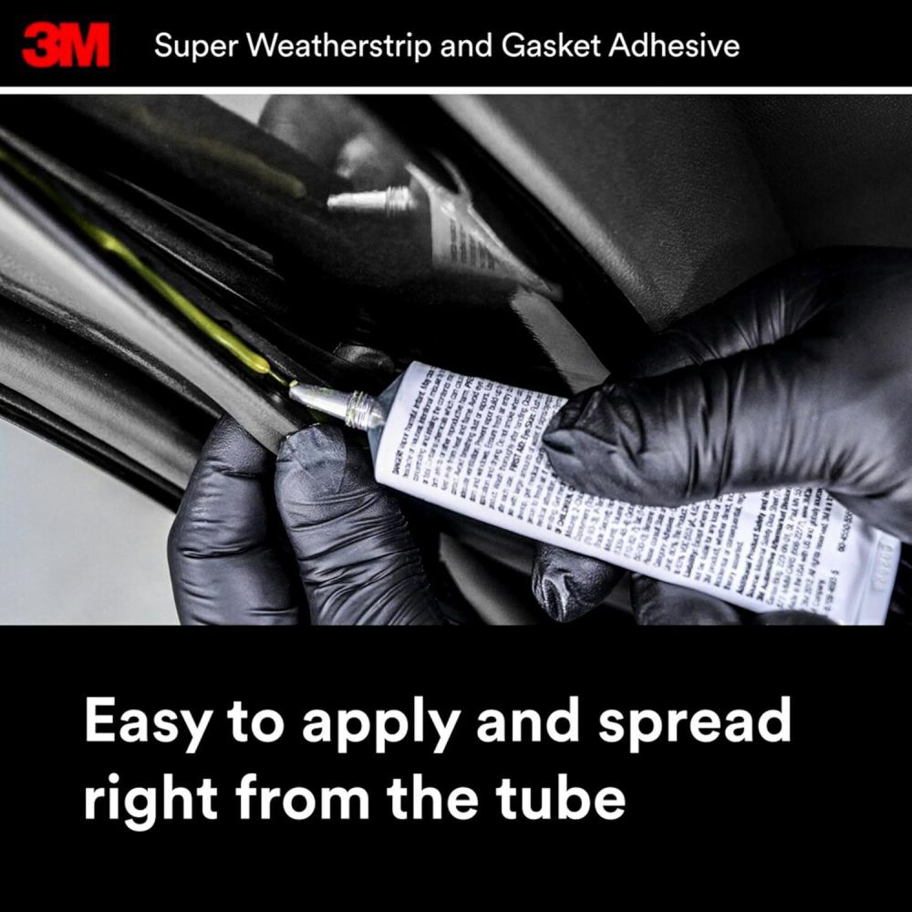 3M Bondo 5 Oz Tube Super Weatherstrip and Gasket Adhesive, Black, large image number 4
