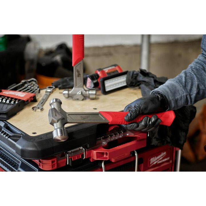 Milwaukee 24oz Steel Ball Peen Hammer, large image number 5