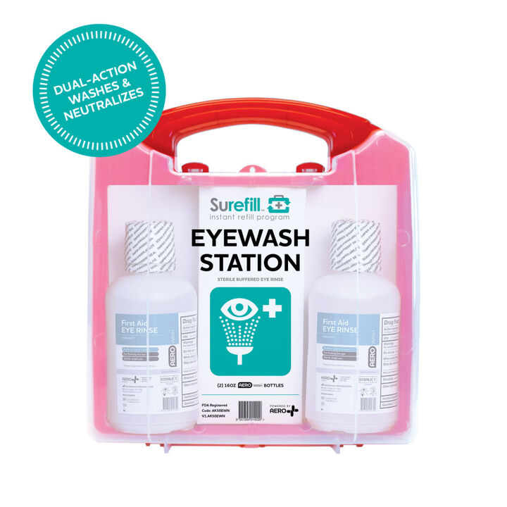 Aero Healthcare SUREFILL Emergency Eyewash Station 50 Series, large image number 1