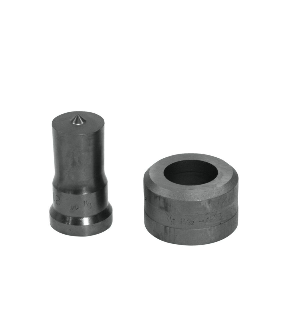 Edwards 1 Inch Punch x 1-1/32 Inch Die Steel Round Punch & Die Set, large image number 2